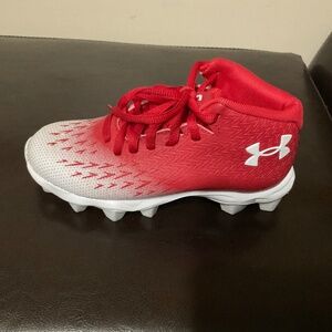 Boys' UA Spotlight Franchise 4 RM Jr. Football Cleats Size 1Y